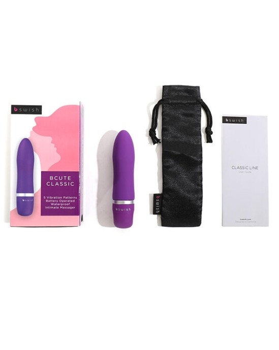 B Swish Stimulējošs vibrators lode violets