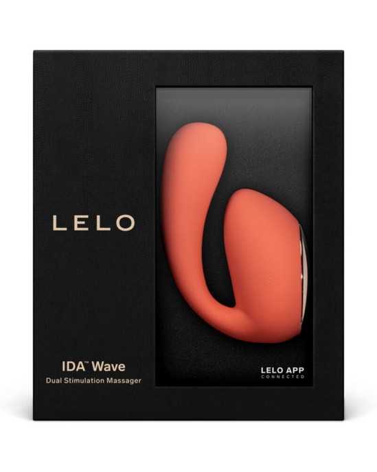 Lelo МАССАЖЕР IDA WAVE COUPLES КОРАЛЛОВЫЙ КРАСНЫЙ