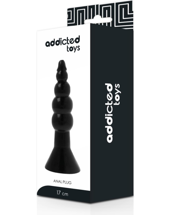 Addicted Toys Anālais spraudnis 17CM melns