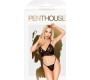 Penthouse Set ПЕНТХАУС DOUBLE SPICE НАБОР ИЗ ДВЕ ПРЕДМЕТОВ - ЧЕРНЫЙ L/XL