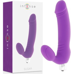 Intense Fun Vibrators ar klitora stimulātoru violets