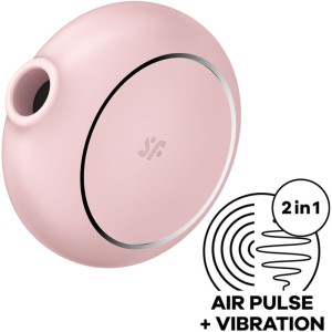 Satisfyer Air Pulse PRO GAISA PULSU STIMULATORS AR VIBRĀCIJU — rozā