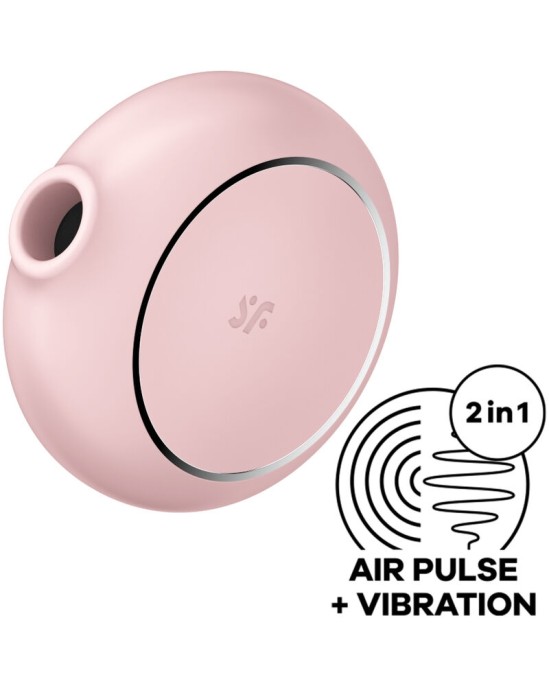 Satisfyer Air Pulse PRO GAISA PULSU STIMULATORS AR VIBRĀCIJU — rozā