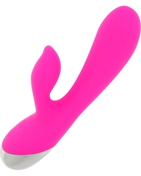 OHMAMA - Vibrators ar klitora stimulātoru 10 VIBRĀCIJAS REŽĪMI 19 CM