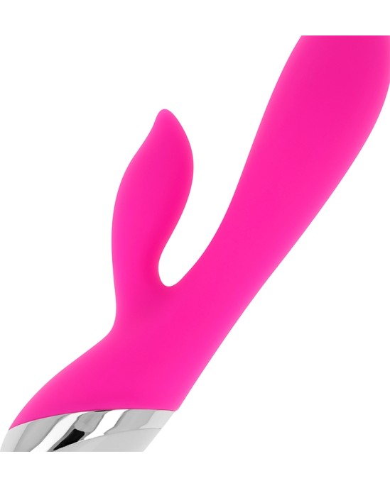 OHMAMA - Vibrators ar klitora stimulātoru 10 VIBRĀCIJAS REŽĪMI 19 CM