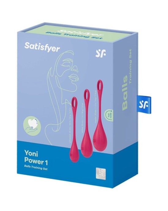 Satisfyer Balls SATISFYER YONI POWER 1 TRAINING SET - sarkans