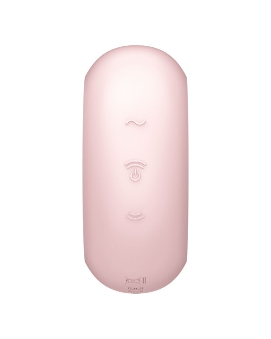 Satisfyer Air Pulse SATISFYER PRO TO GO 3 ДВОЙНОЙ СТИМУЛЯТОР ВОЗДУШНЫХ ИМПУЛЬСОВ И ВИБРАТОР - РОЗОВЫЙ