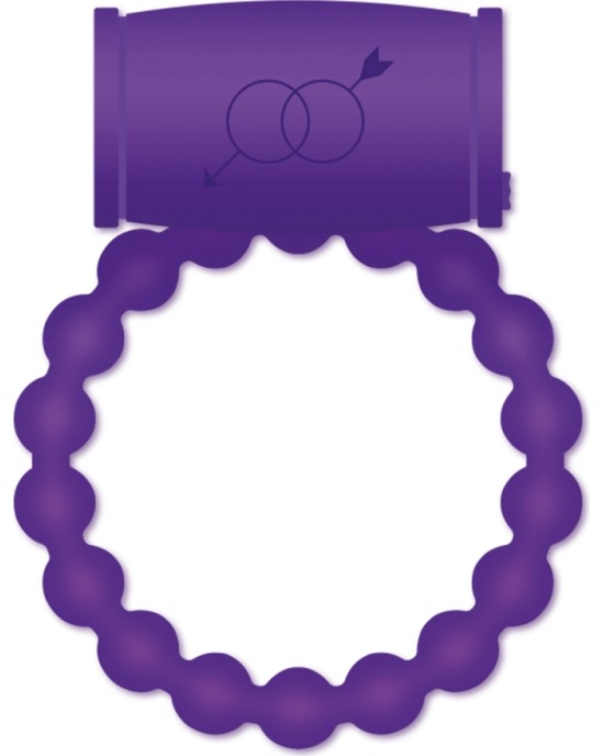 Casual Love Dzimumlocekļa gredzens ar vibrāciju violets