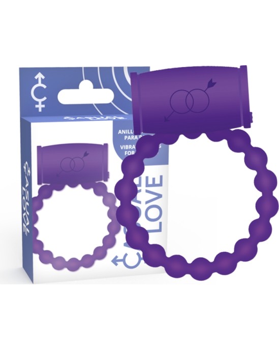 Casual Love Dzimumlocekļa gredzens ar vibrāciju violets