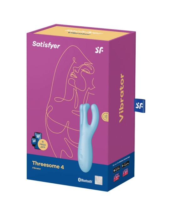 Satisfyer Stimulējošs vibrators — zils