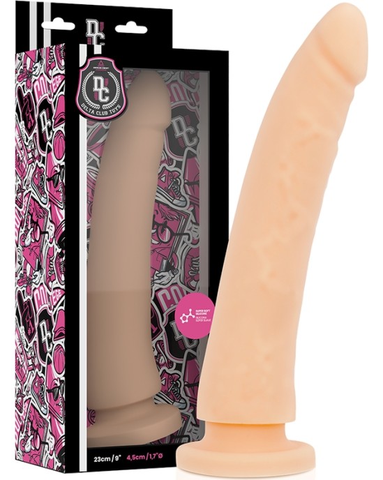 Deltaclub DELTA CLUB - TOYS HARNESS + Dildo FLESH SILICONE 23 X 4.5 CM