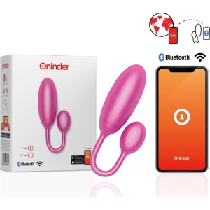 Oninder DENVER VIBRATING EGG rozā 7 X 2.7 CM FREE APP