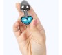 Secretplay Toys SECRET PLAY - METAL BUTT PLUG BLUE HEART SMALL SIZE 7 CM