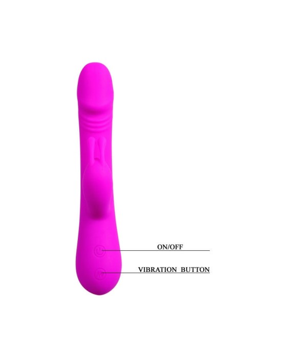 Pretty Love Flirtation Vibrators ar klitora stimulātoru