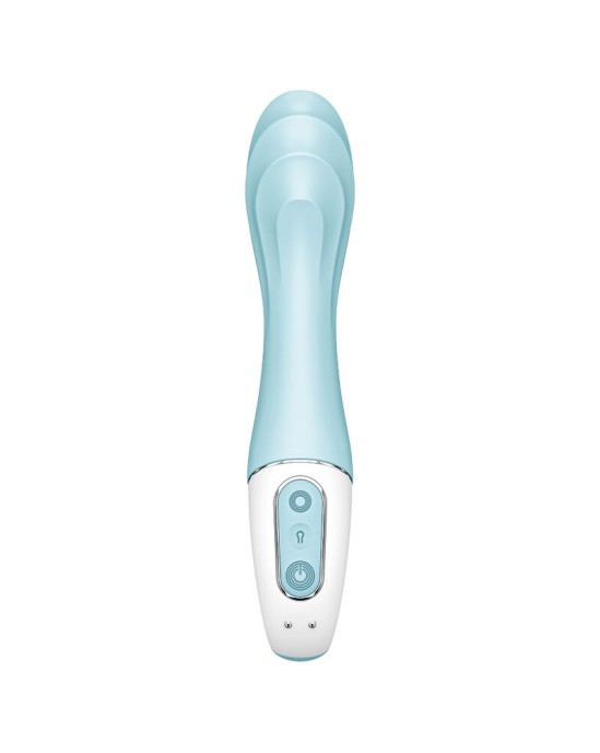 Satisfyer Connect SATISFYER AIR PUMP VIBRATOR 5+ НАДУВНОЙ ВИБРАТОР G-SPOT ПРИЛОЖЕНИЕ - СИНИЙ