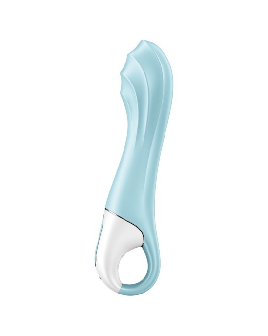 Satisfyer Connect SATISFYER AIR PUMP VIBRATOR 5+ INFLATABLE G-SPOT VIBRATOR APP - BLUE