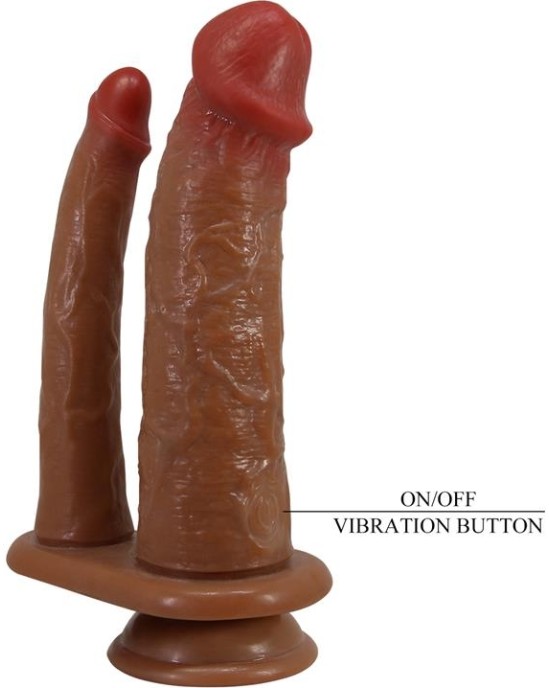 Prettylove Hulbert Double Dildo with Vibration