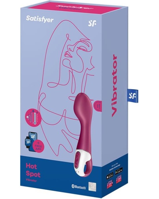 Satisfyer Hot Spot Vibe with Heat Function G-Spot USB Silicone