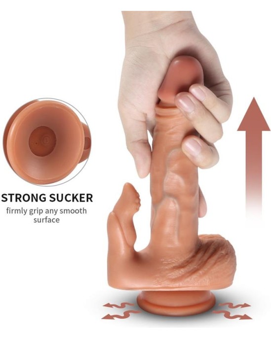 Shequ Julian Dildo with 20 Modes of Vibration and Clitoris Stimulator