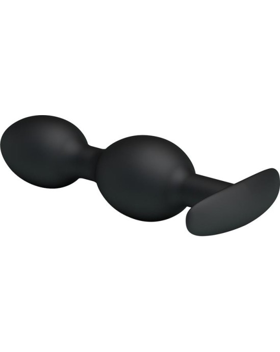 Prettylove Pretty Love Silicone Anal Balls Black