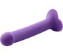 Action Bouncy Liquid Silicone Dildo Hiper Flexible 7 - 18 cm Size M Purple