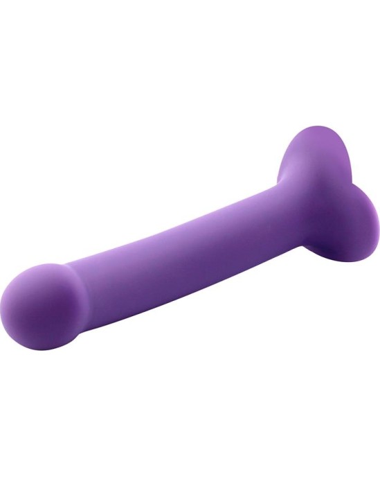 Action Bouncy Liquid Silicone Dildo Hiper Flexible 7.5 - 19 cm Size L Purple