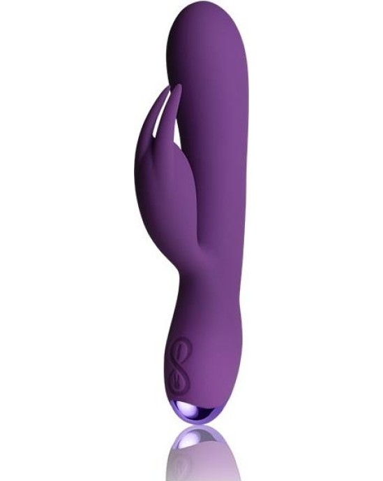 Rocksoff Flutter Rabbit Vibe with Rabbit 2 Motors Purple