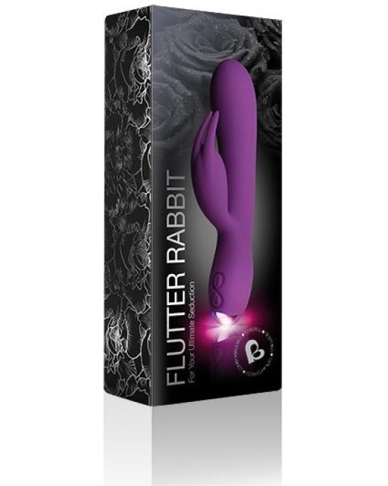 Rocksoff Flutter Rabbit Vibe with Rabbit 2 Motors Purple