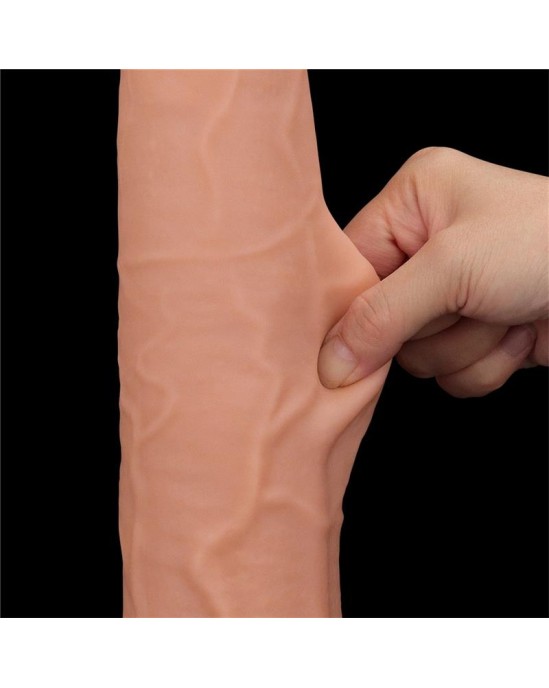 Lovetoy Dildo Dual Layer Sliding Skin 13.5