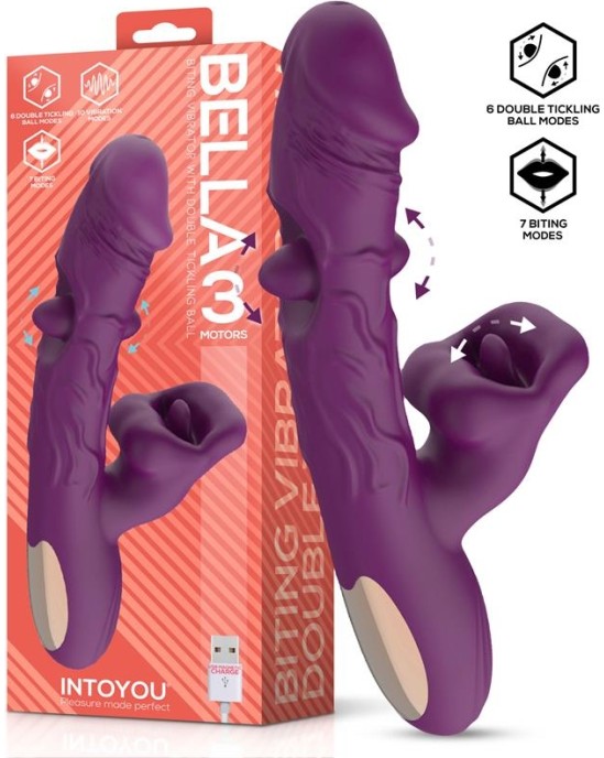 Intoyou Bella Vibe with Double Tickling Ball and Biting 3 Motors