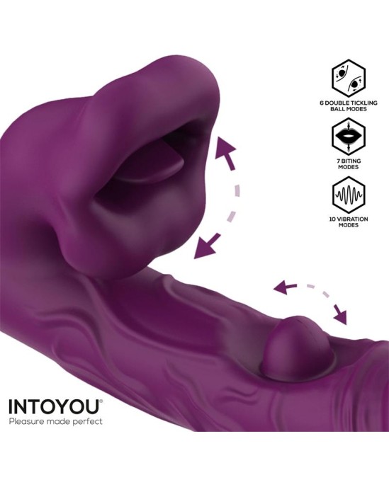 Intoyou Bella Vibe with Double Tickling Ball and Biting 3 Motors