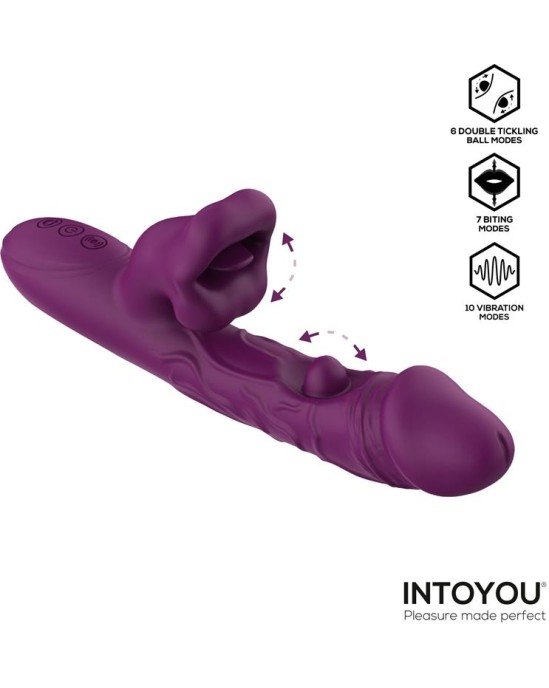 Intoyou Bella Vibe with Double Tickling Ball and Biting 3 Motors