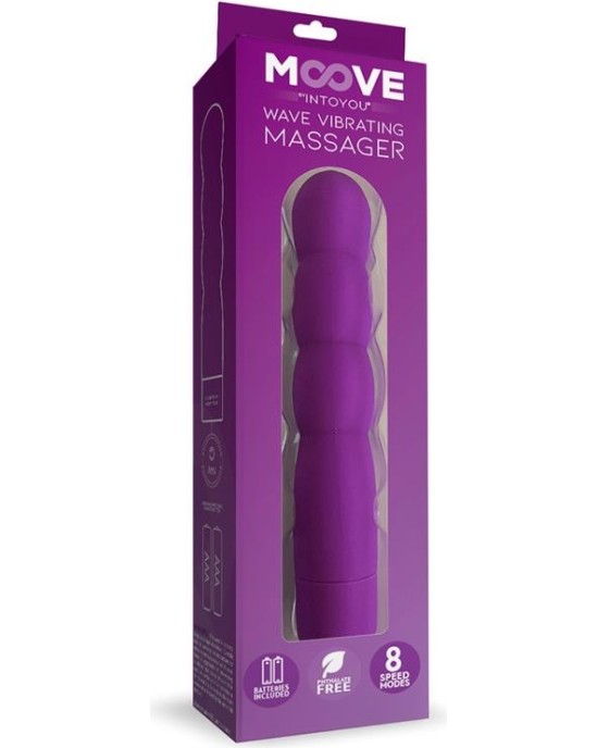 Moove Wave Vibrating Massager Purple