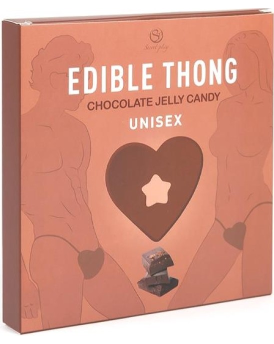 Secret Play Gummy Thong Chocolate Unisex