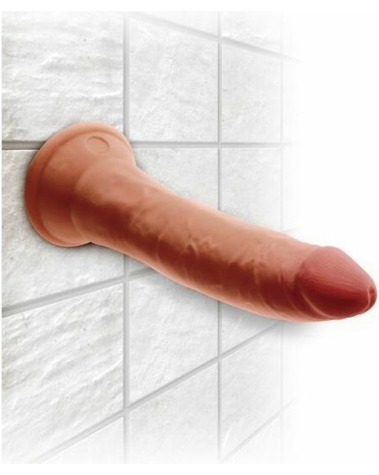 King Cock Triple Density Dildo 7 Caramel