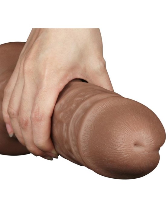 Lovetoy Dildo King 10.5 with Vibration Chubby Brown