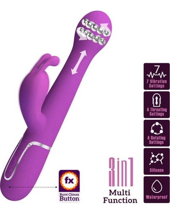 Prettylove Dejon Vibrator Thrusting and Rotation Twinkled