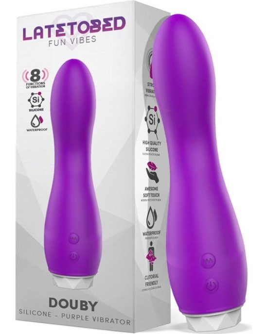 Latetobed Douby Vibe Silicone Purple