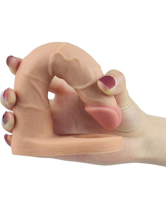 Lovetoy Dildo The Ultra Soft Double 7 Flesh