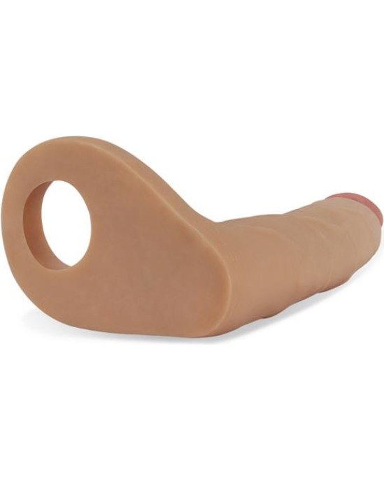Lovetoy Dildo The Ultra Soft Double 7 Flesh