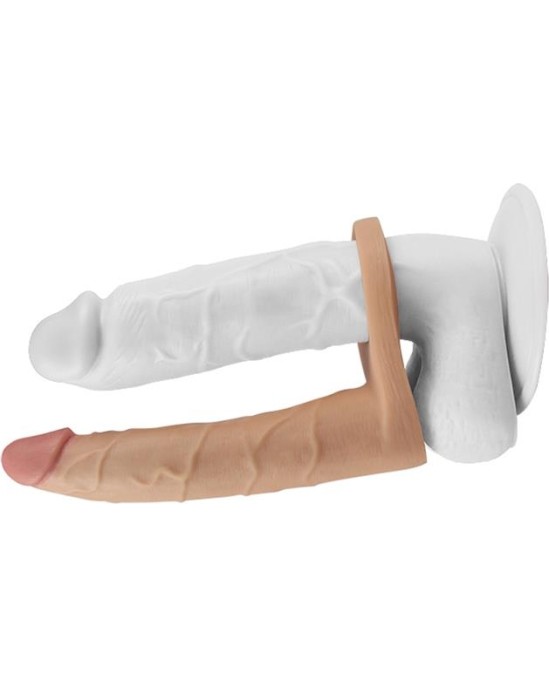 Lovetoy Dildo The Ultra Soft Double 7 Flesh