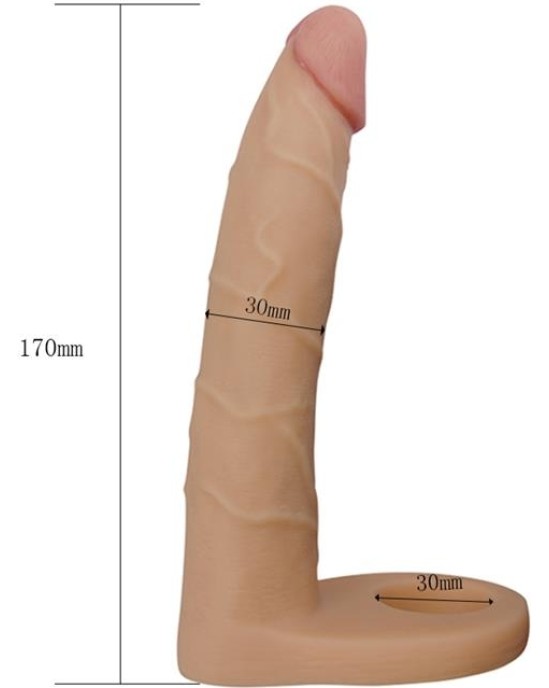 Lovetoy Dildo The Ultra Soft Double 7 Flesh