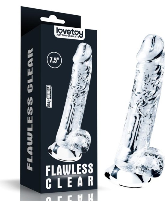 Lovetoy Dildo Flawless Clear 7.5 Clear