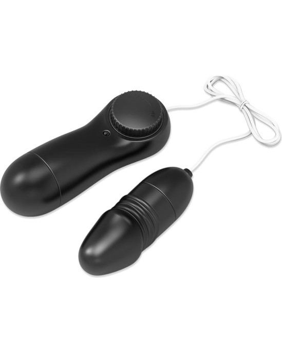 Flu?D Laary Multi-Speed Vibrating Egg with Remote Control Black