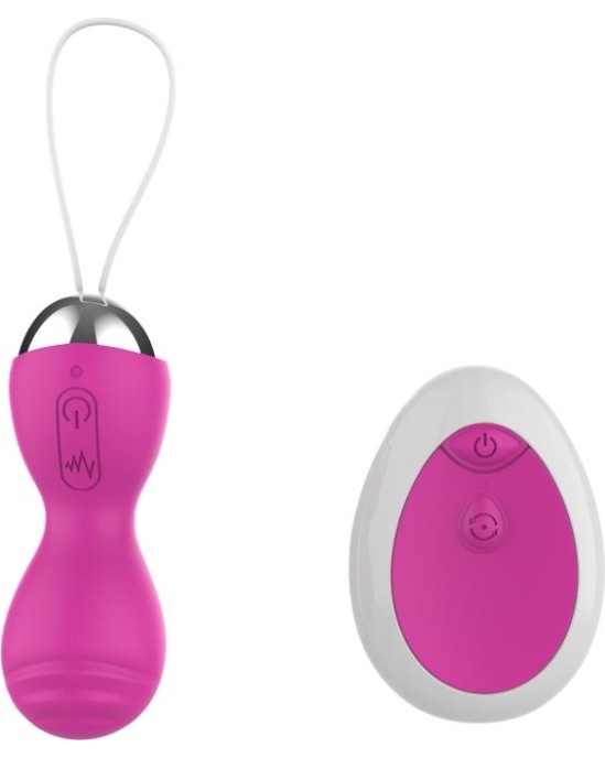 A-Gusto Vibrating Egg with Remote Control USB Pink