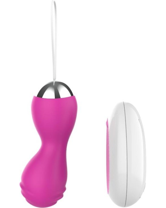 A-Gusto Vibrating Egg with Remote Control USB Pink