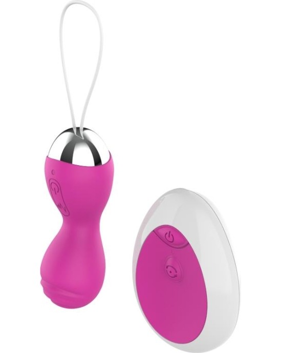 A-Gusto Vibrating Egg with Remote Control USB Pink