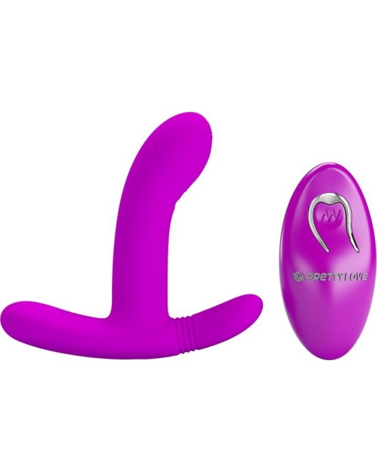 Baile Strap-on "tauriņš" ar pulti violets