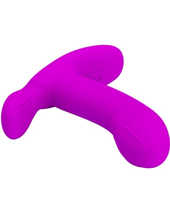 Baile Strap-on "tauriņš" ar pulti violets