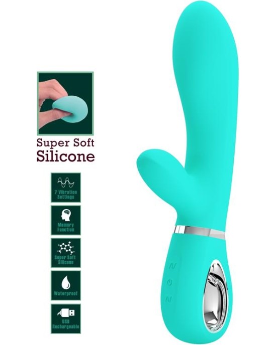 Prettylove Thomas Vibrator G-Spot Aqua